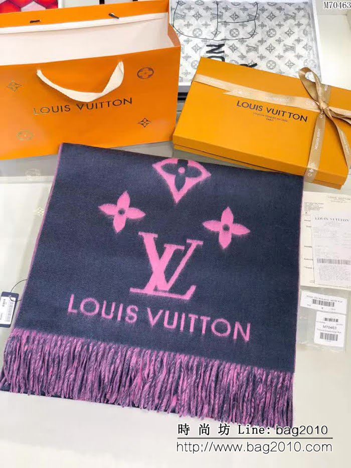 路易威登LV頂級原單 Louis VuittonREYKJAVIK羊絨圍巾/披肩 LLWJ6950